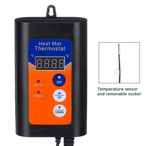 Thermostat Controller Seedling Heat Mat Heating Pad Plant Seed Start AU PLUG 4