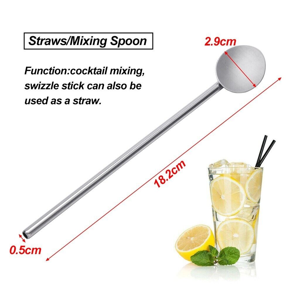 Boston Cocktail Shaker Set Maker Mixer Martini Spirit Bar Strainer Bartender Kit 12