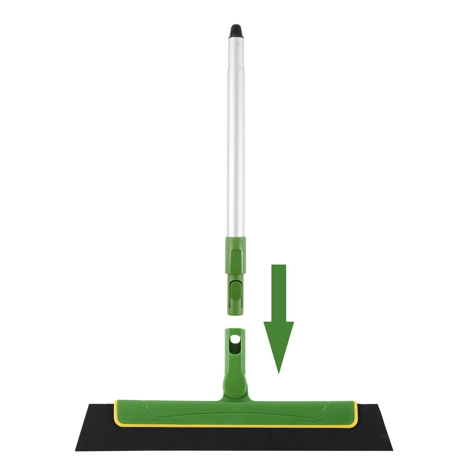 Green Floor Squeegee WiperBroom Floor Tile Cleaning Household Extendable Handle 5
