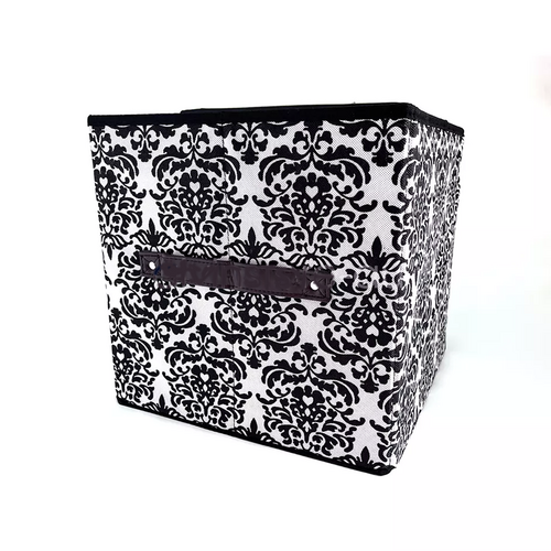 Folding Ottoman Storage Stool Cube Footstool Stool Blanket Box With Cover AU 5