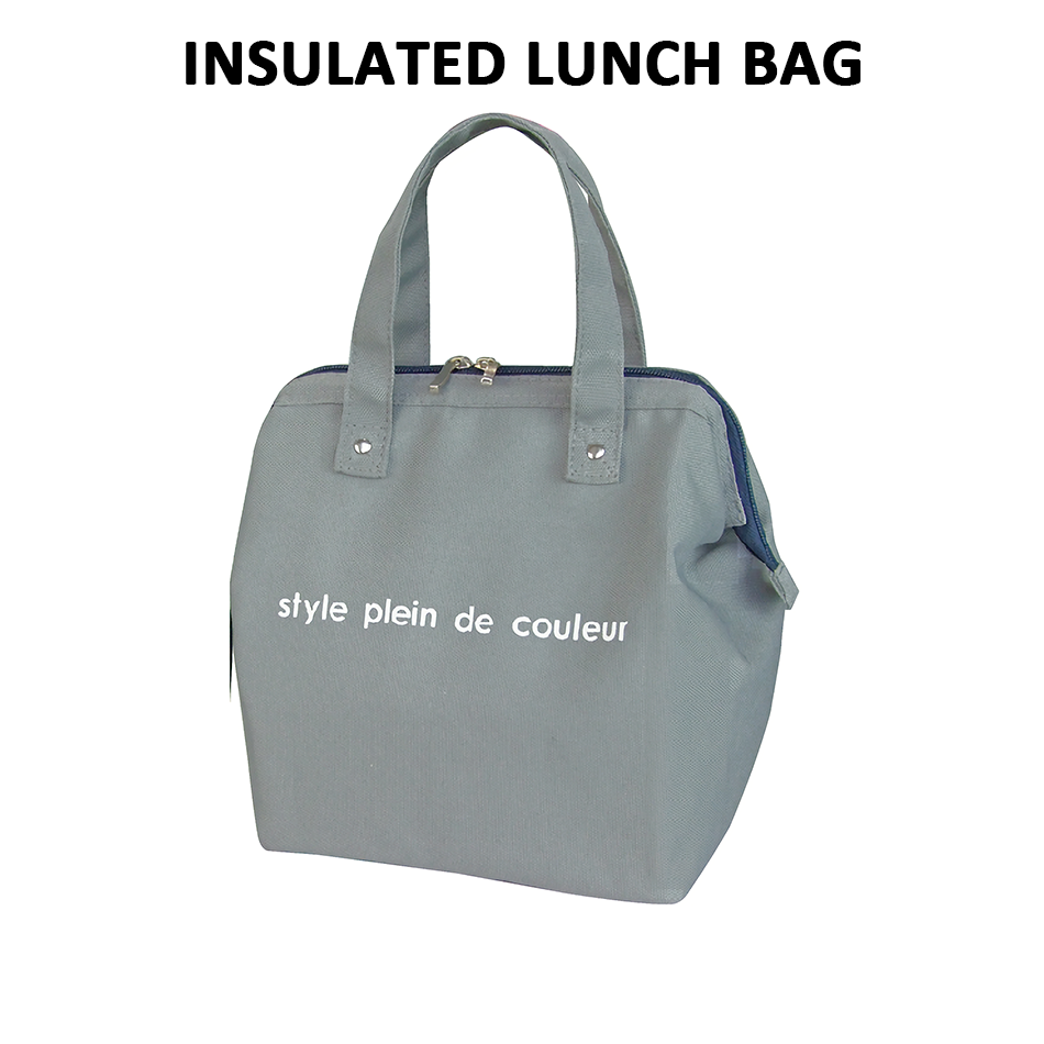 Insulated Thermal Cooler Lunch Bag Portable Picnic Storage Bag Pouch 22*14*25cm 4