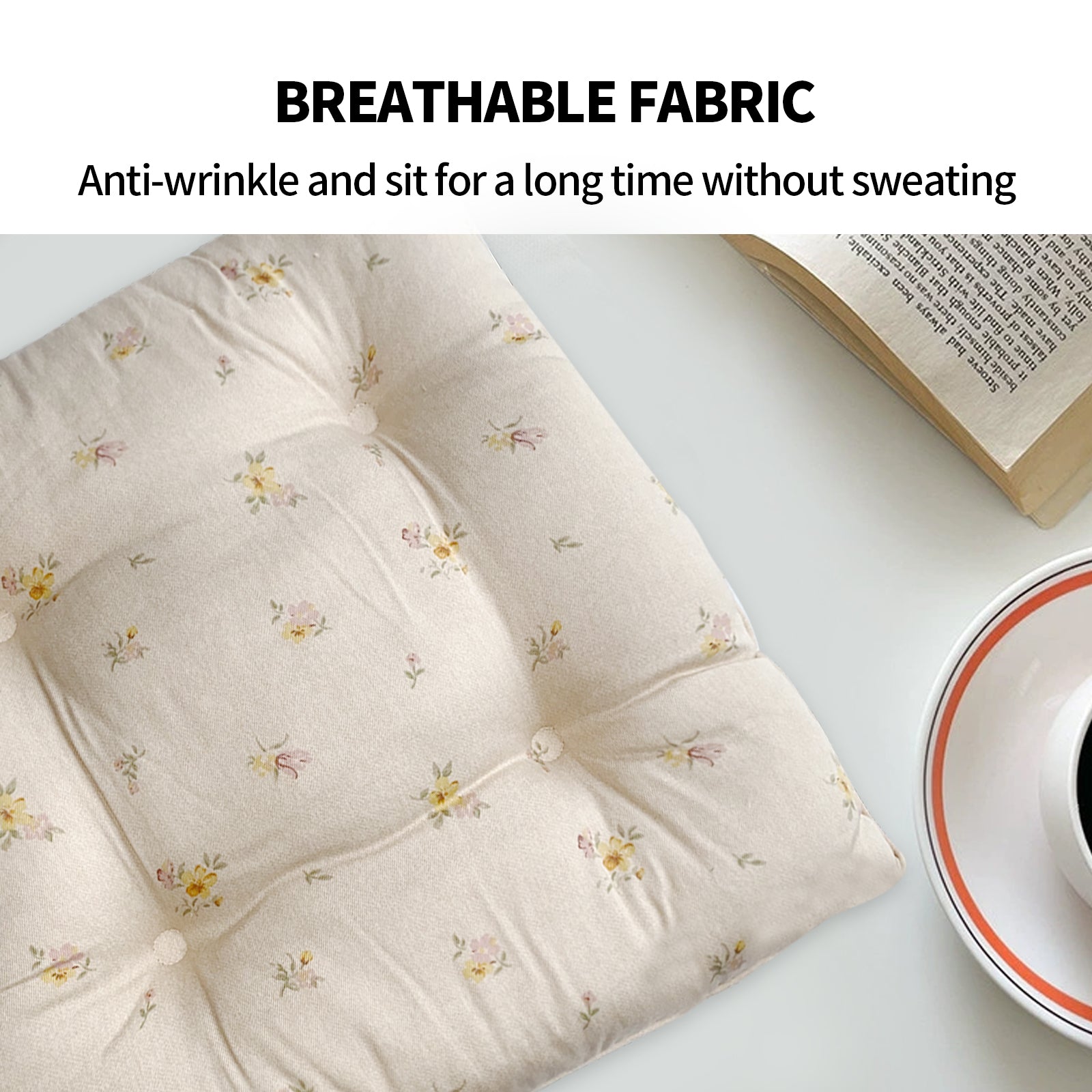 Seat Cushions Outdoor Indoor Cushion Square  Soft Chair Pad 3