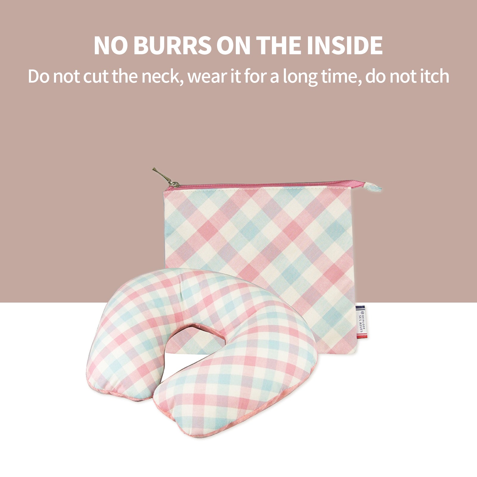 Inflatable U Shaped Travel Neck Pillow Portable Car Flight Head Rest Cushion