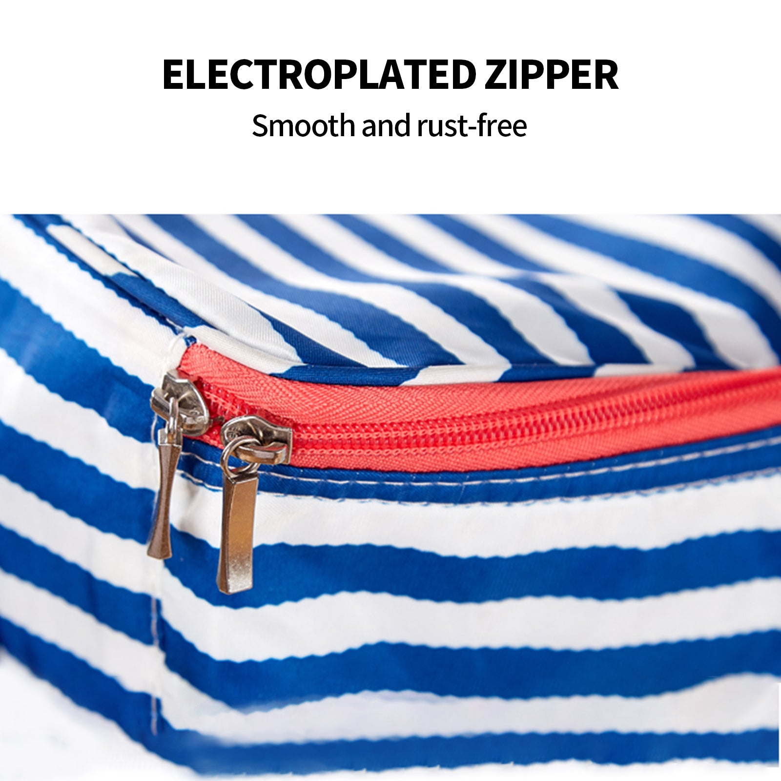 Blue Insulated Picnic Bag Thermal Cooler Portable Lunch Food Tote Carry Storage Bag 6