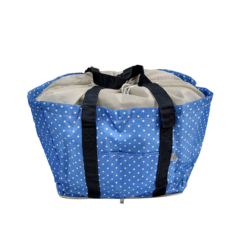 Large Supermarket Shopping Bag Eco Grocery Shoulder Bag Tote Foldable Reusable 6