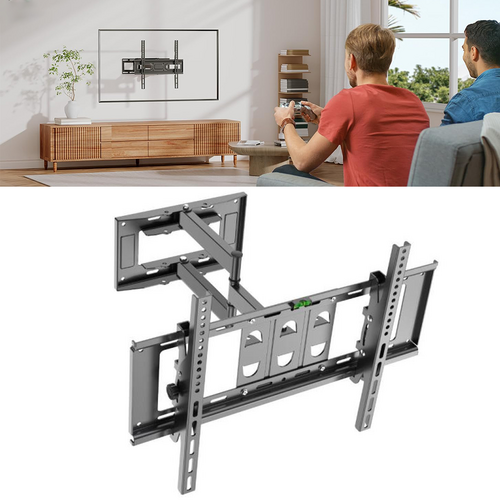 Full Motion Wall Mount TV Bracket Swivel & Tilt LED17 32 40 43 50 55 60 65 70 75 Double arm 3