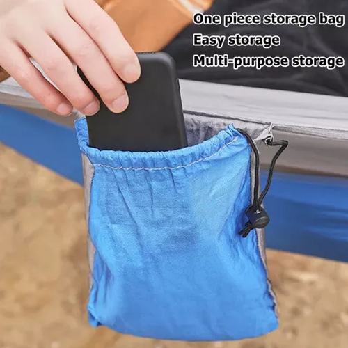 Outdoor Camping Hammock  Lightweight 260x140cm Portable Travel Darkblue 3