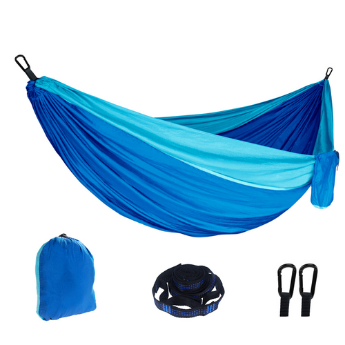 Outdoor Camping Hammock  Lightweight 260x140cm Portable Travel Darkblue 5