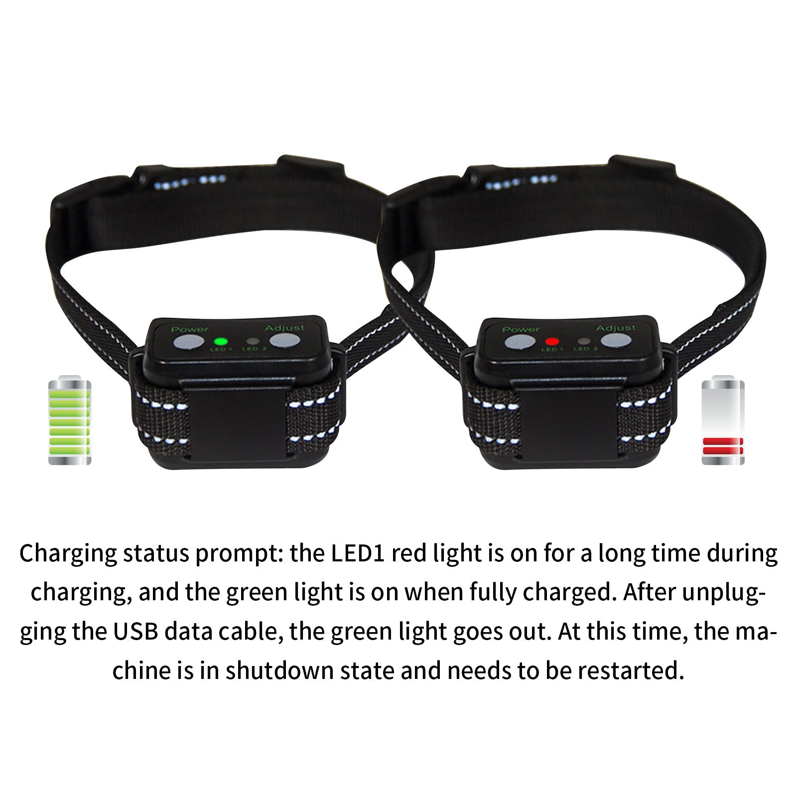 Dog Citronella Anti Bark Spray Collar Training Stop Barking Humane Rechargeable 6