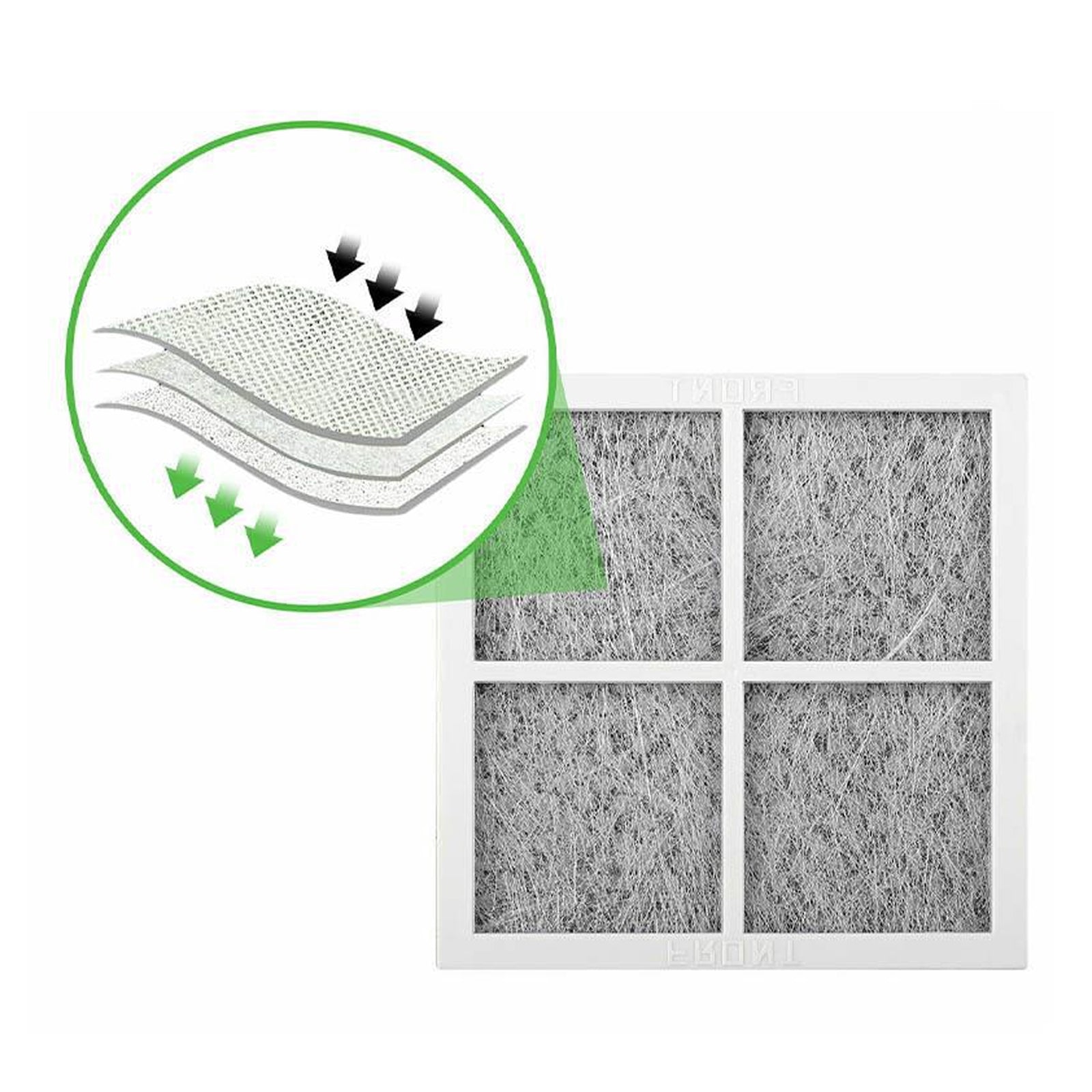 4Pcs Fridge Refridgerator Air Filter Replacement LG LT120F GF-AD910SL GF-5L712PL 5