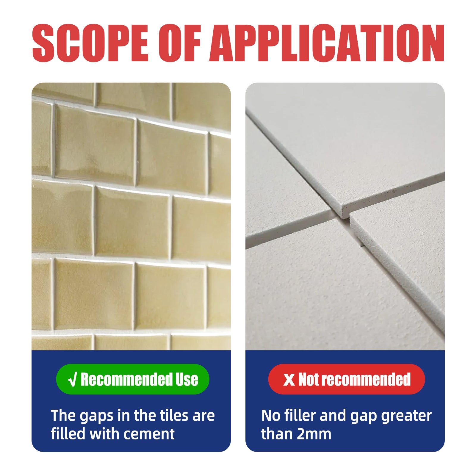Jue Fish Tile Repair Pen Waterproof Mildew Resistant Tile Repair Pen For Bathroom Floor Crevices 9
