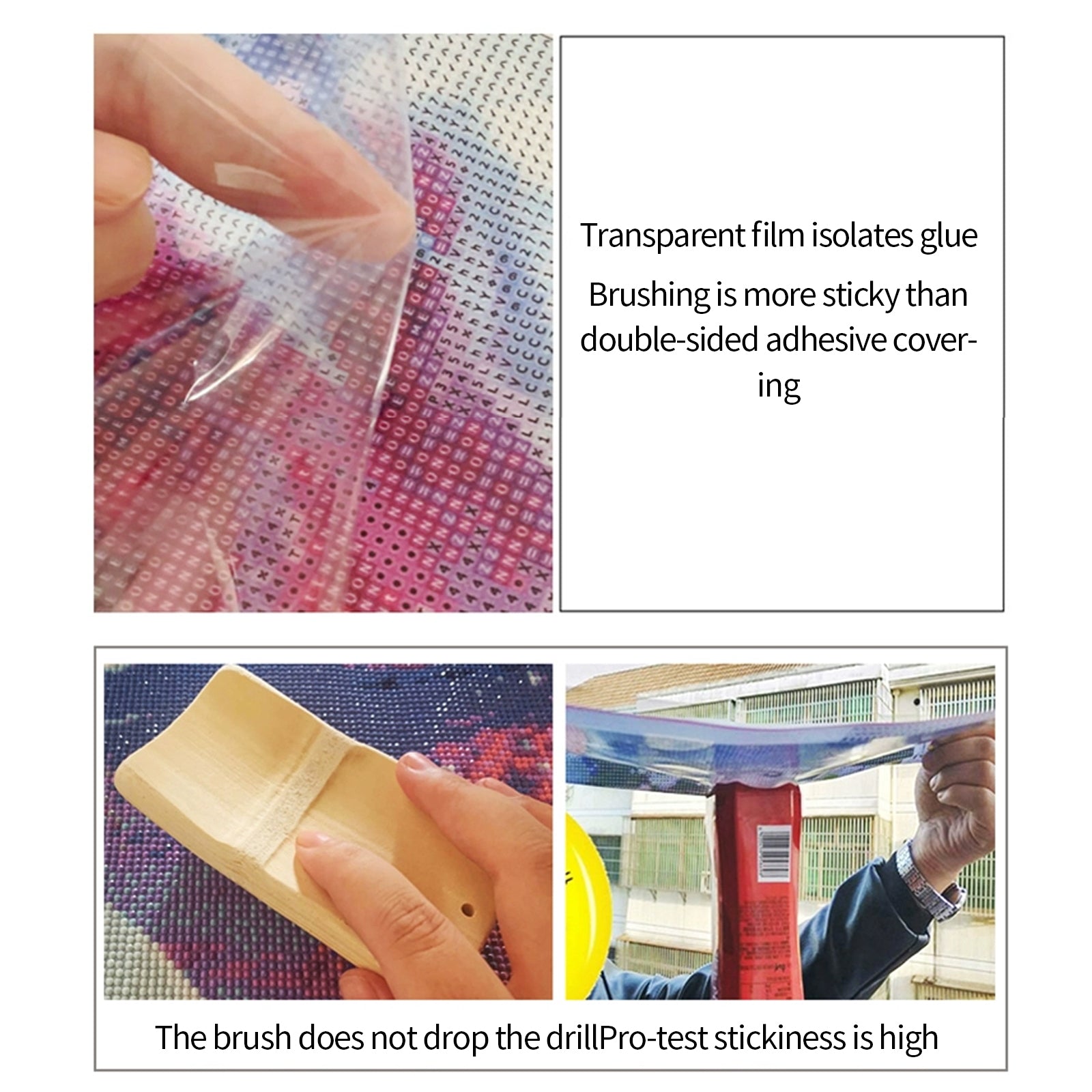 3PCS 5D Diamond Painting Kits Diamond Glue Art Kit Paint for Adults Kids DIY Gift 40x30cm 4