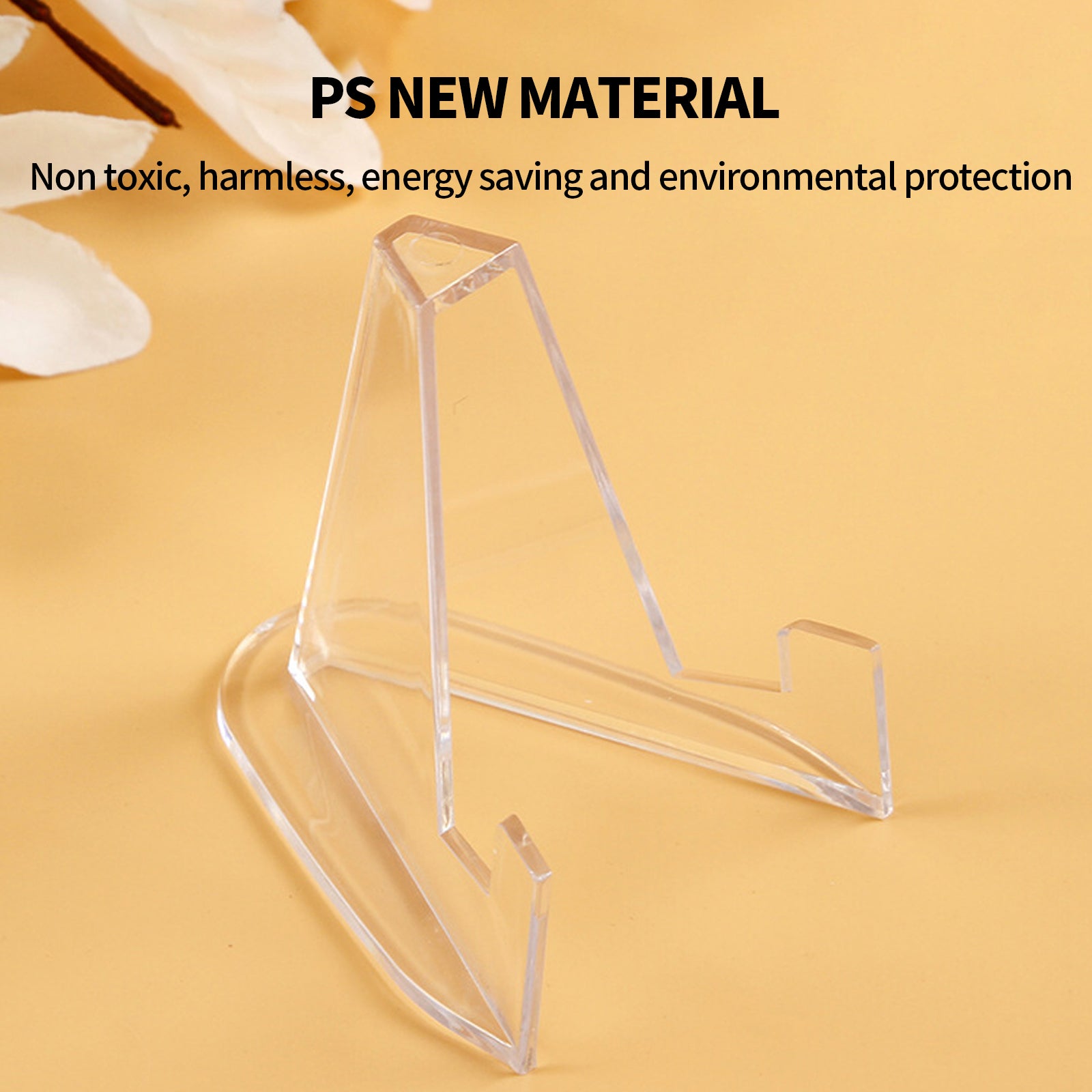 12pcs L Acrylic Clear Stand for Trading Card PSA Pokemon Card Holders Stand 4