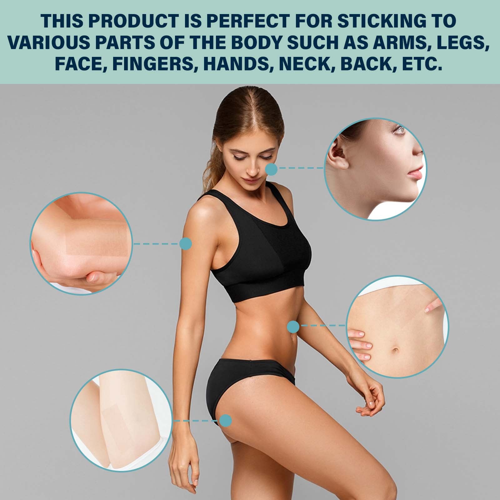 South moon Birthmark Skin Tone Concealer, Cover Body Scars Tattoo Spots Waterproof Color Masking Tape 4