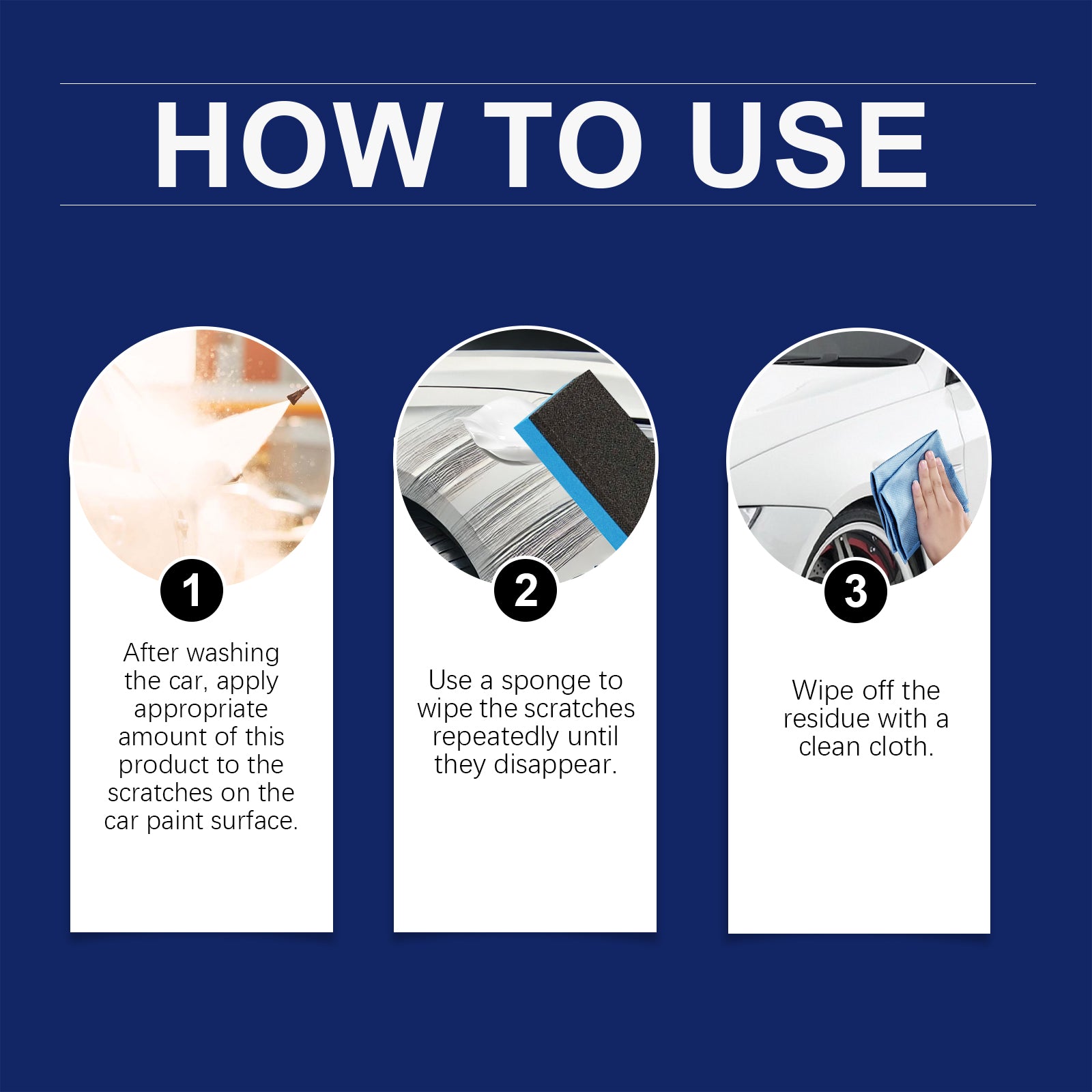 Car Scratch body waxing Varnish Scratch polishing wax Repair car wax abrasive 4