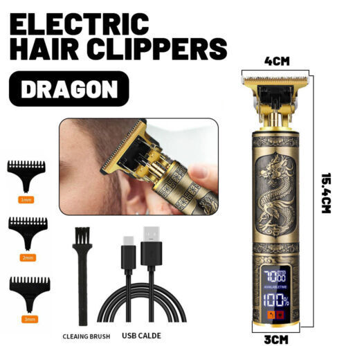 Professional Mens Hair Clippers Shaver Trimmers Machine Cordless Beard Electric 6