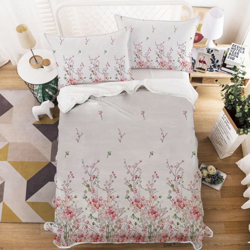 Home Textile Four Piece Set Three Piece Set Bedding Flower Series Double size 4