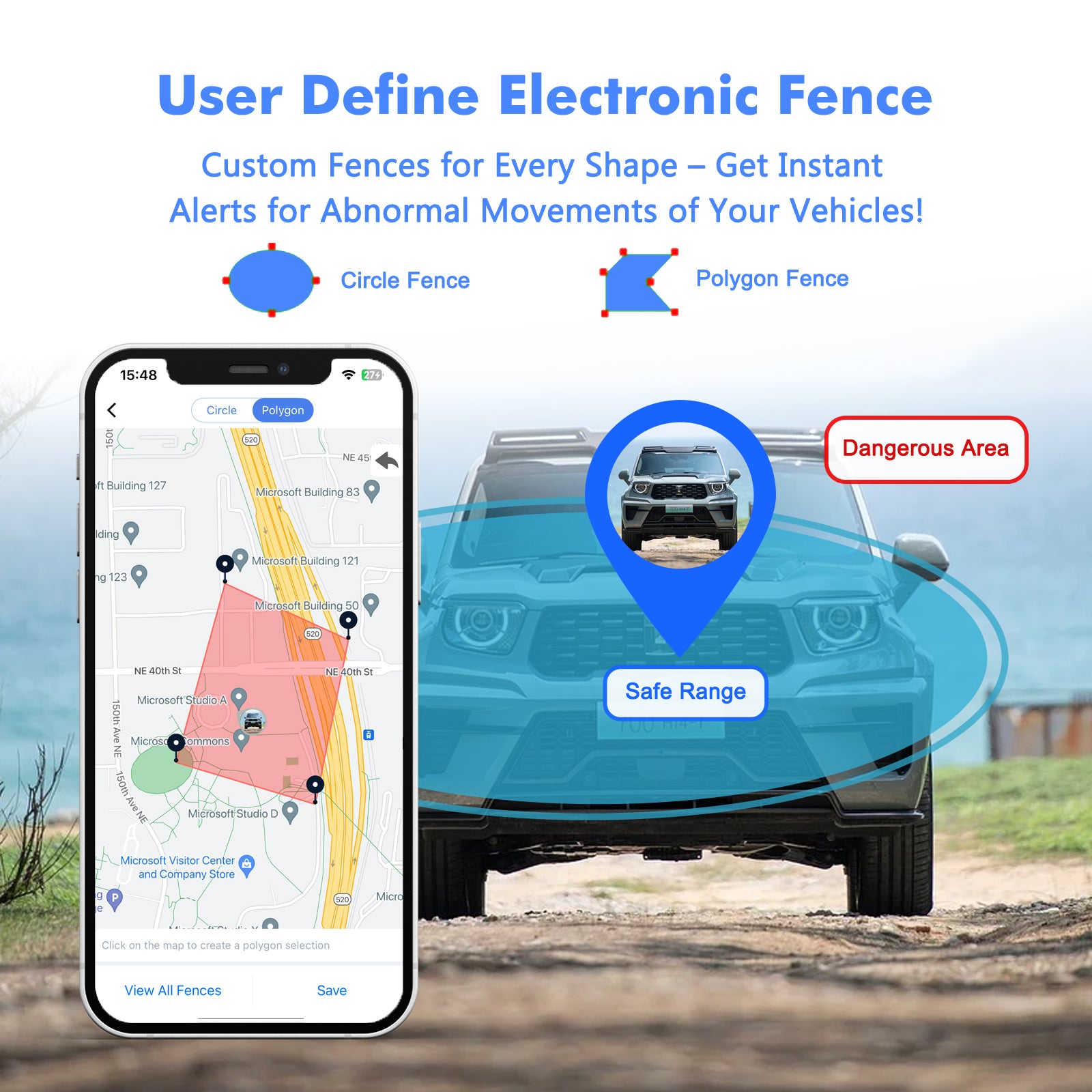 4G GPS Tracker for Car/Moto/Luggage - Waterproof, Real-time Tracking 30 Days Battery Life, Remote Control via Free Trial App. 8