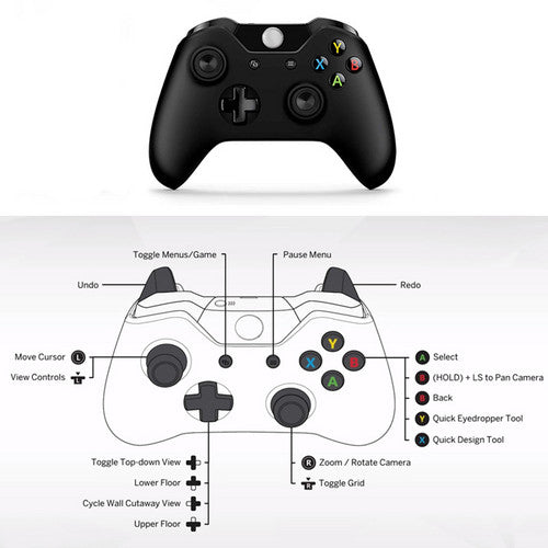 Bluetooth Wireless Game Gamepad Game Controller For Microsoft Xbox One Series PC 3