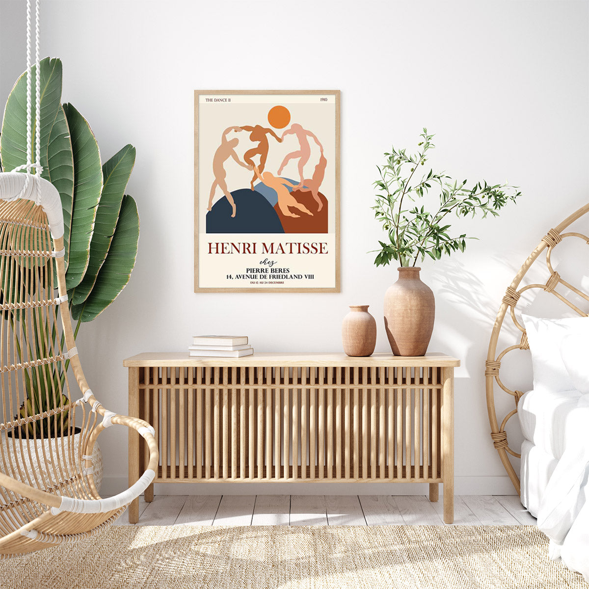 Wall Art 90cmx135cm Dancing by Henri Matisse Wood Frame Canvas 4