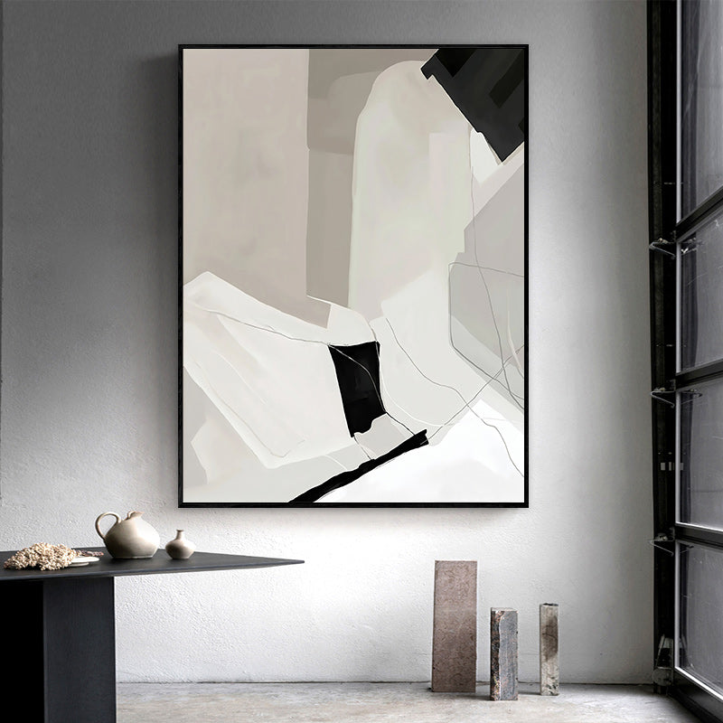Wall Art 60cmx90cm Modern Abstract 3 Sets Black Frame Canvas 4