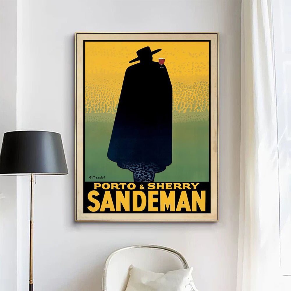 Wall Art 90cmx135cm Sandeman Gold Frame Canvas 3