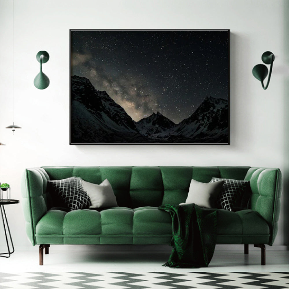 Wall Art 40cmx60cm Night Court Black Frame Canvas 4