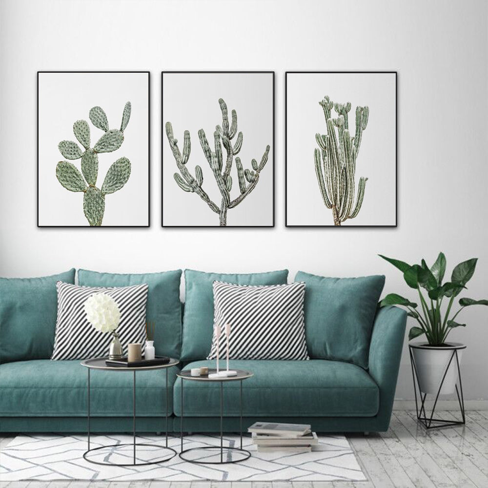 Wall Art 50cmx70cm Desert 3 Sets Black Frame Canvas 3