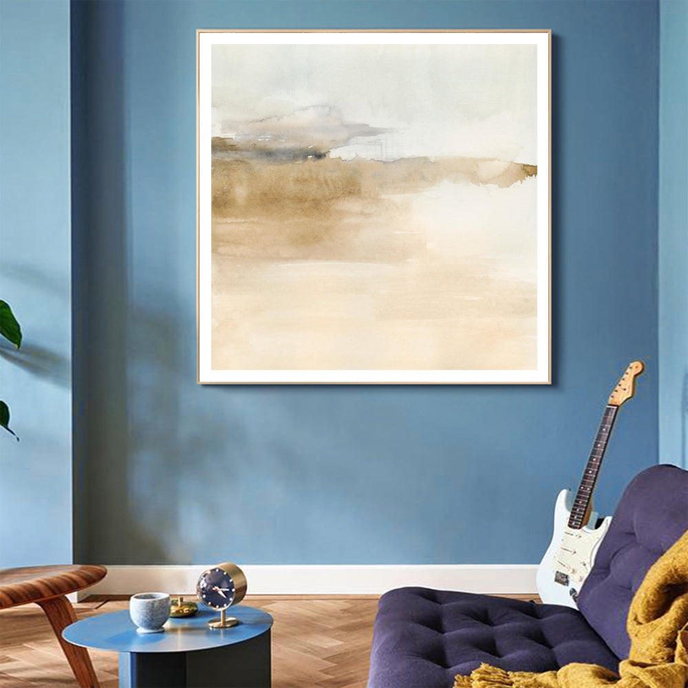 Wall Art 40cmx40cm Atmospheric Edge II Gold Frame Canvas 3