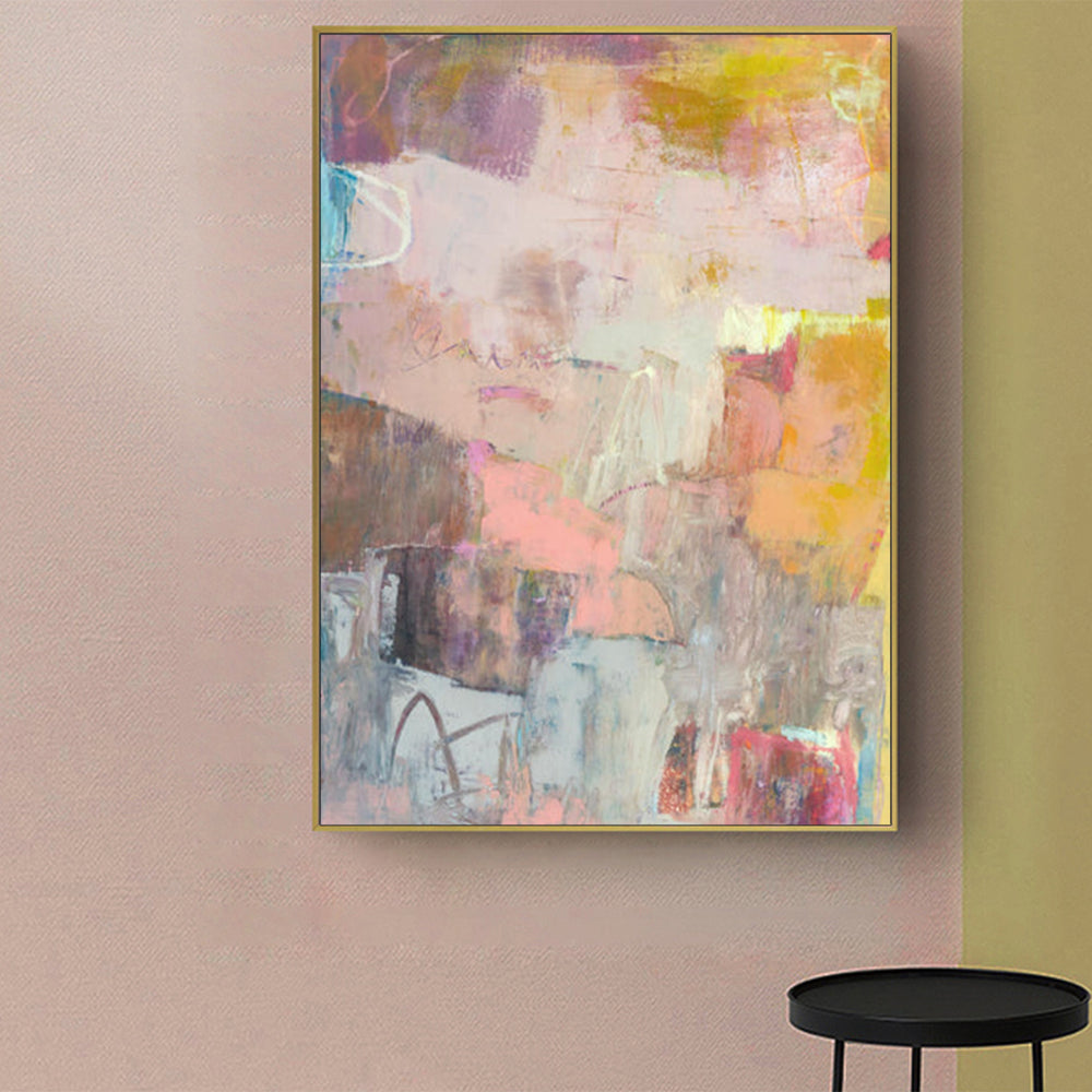 Wall Art 90cmx135cm Lann II Gold Frame Canvas 3