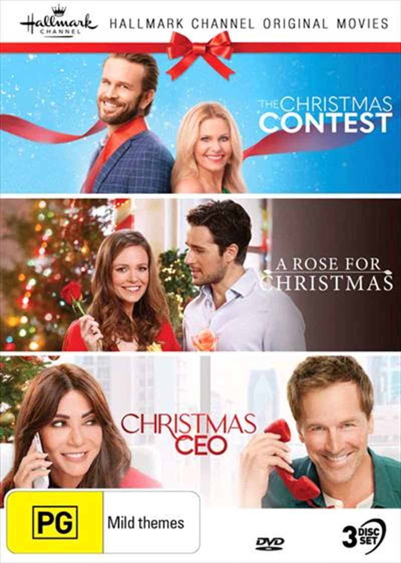 Hallmark Christmas - The Christmas Contest / A Rose For Christmas / Christmas CEO - Collection 26 DVD 1