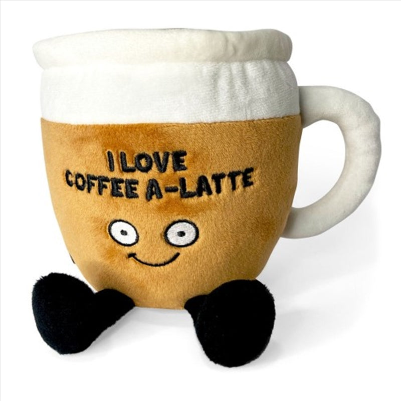 Punchkins “I Love Coffee A-Latte” Plush Coffee