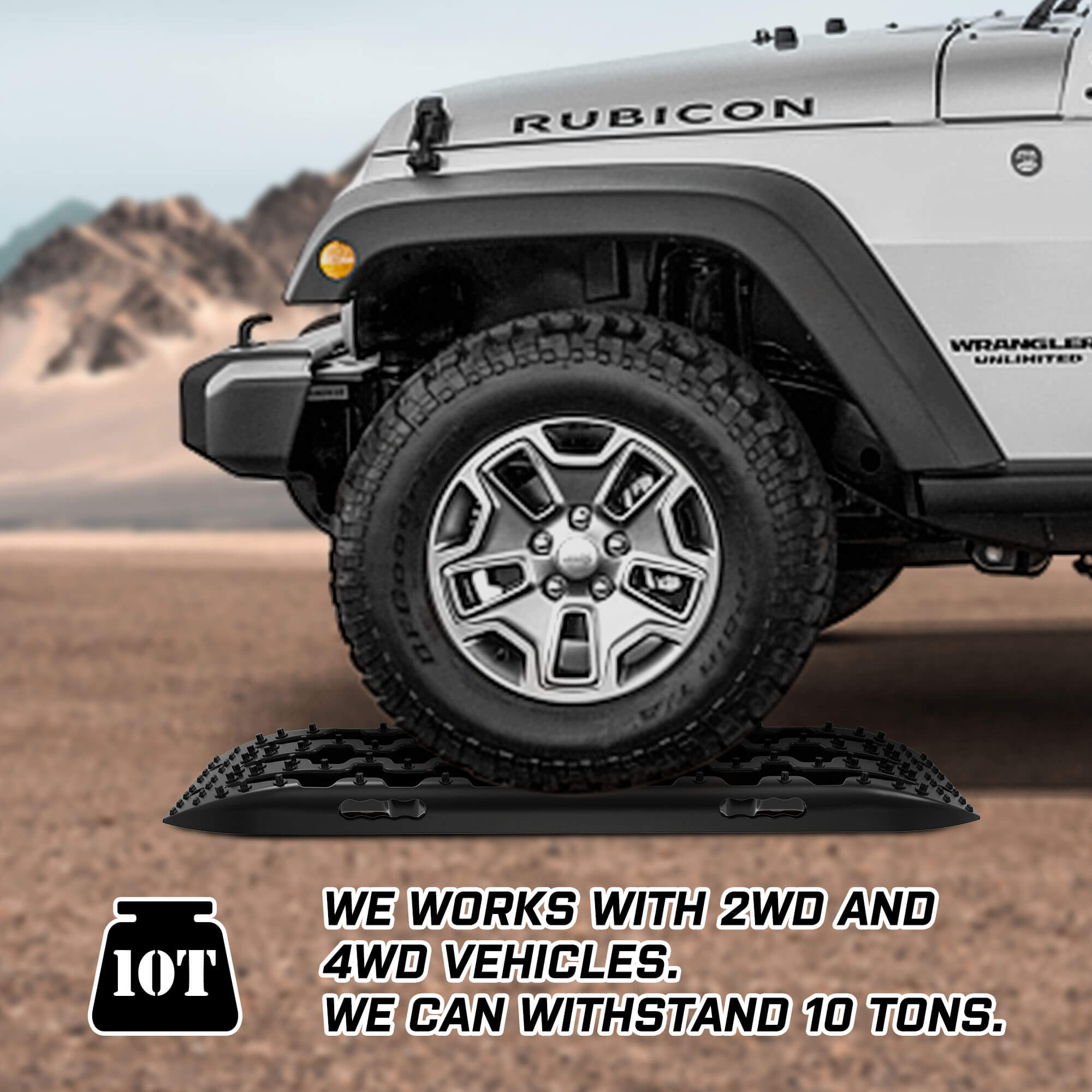 X-BULL Recovery Tracks Boards 10T 4PCS Snow Mud Essential Car Vehicle 4WD Carry Bag 4