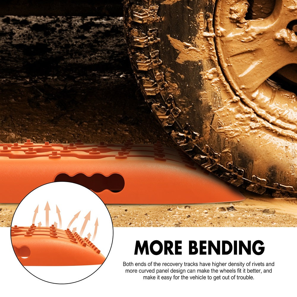 X-BULL 10 Pairs of Recovery tracks Boards Traction 10T Sand tracks/ Mud /Snow Gen 2.0 6