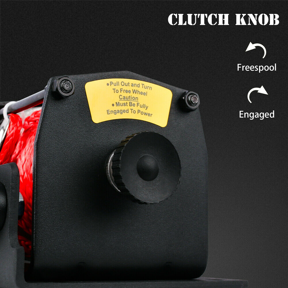 X-BULL Electric Winch 12V Wireless 3000lbs/1360kg Synthetic Rope BOAT ATV 4WD 6