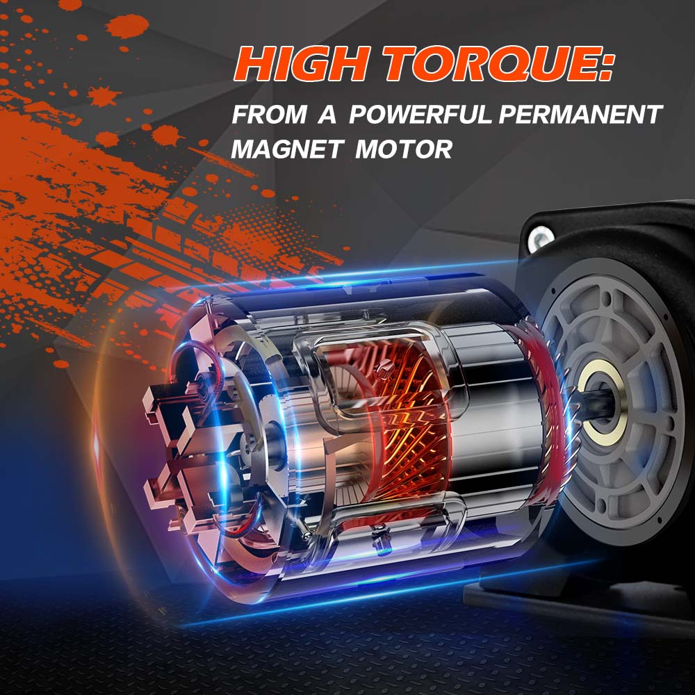 X-BULL 4500LB Electric Winch 12V Winch Boat Trailer ATV Steel Cable With 5.5MX13M Synthetic Rope Grey 5
