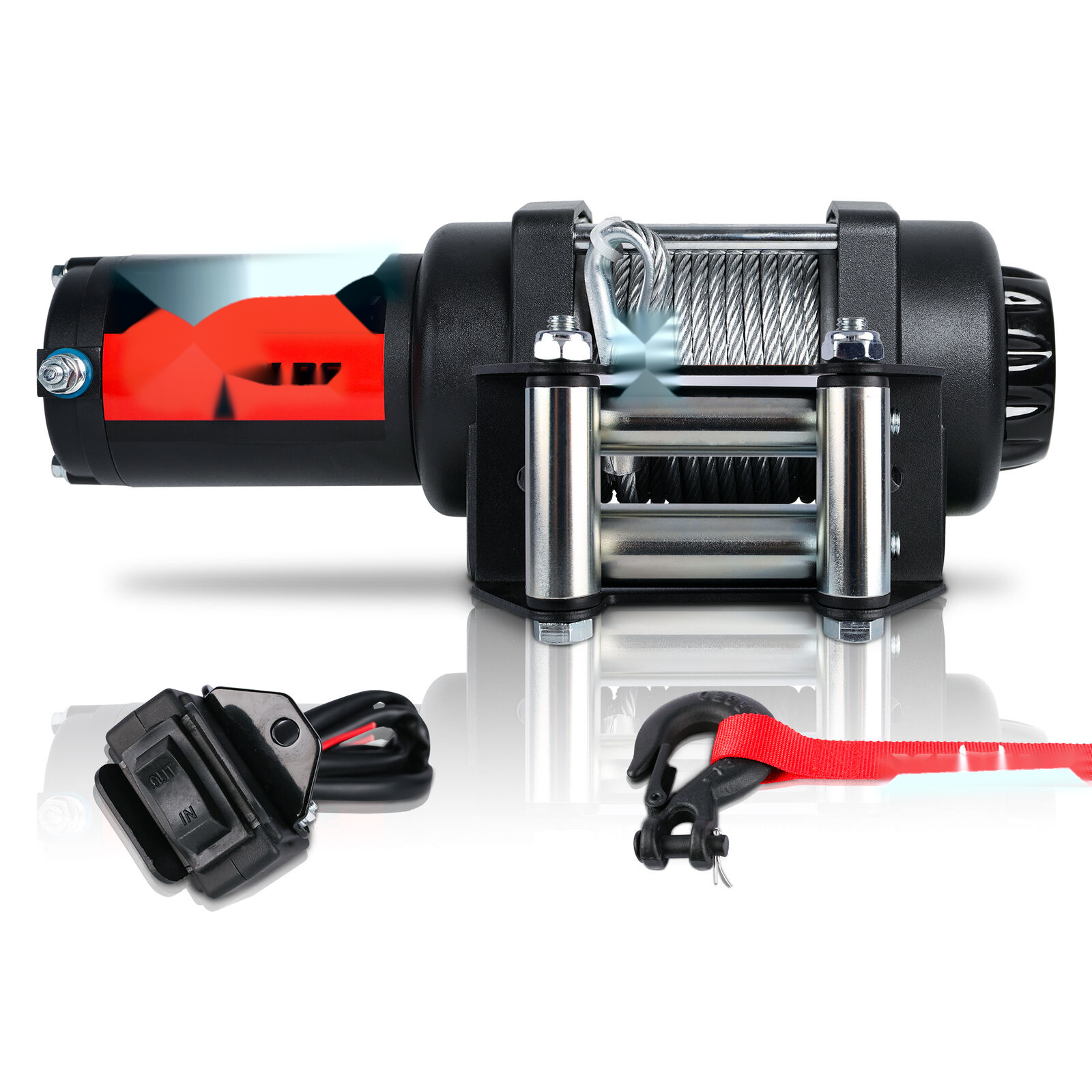 X-BULL Electric Winch 4500LBS/2041KG Steel Cable Wireless Remote Boat ATV 4WD