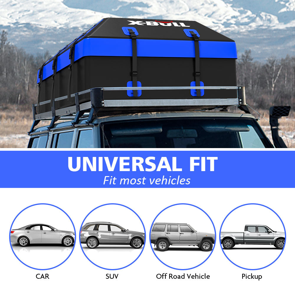 X-BULL Car Roof Cargo Bag Rooftop Cargo Carrier 100% Waterproof Top Luggage Bag for All Vehicles 5