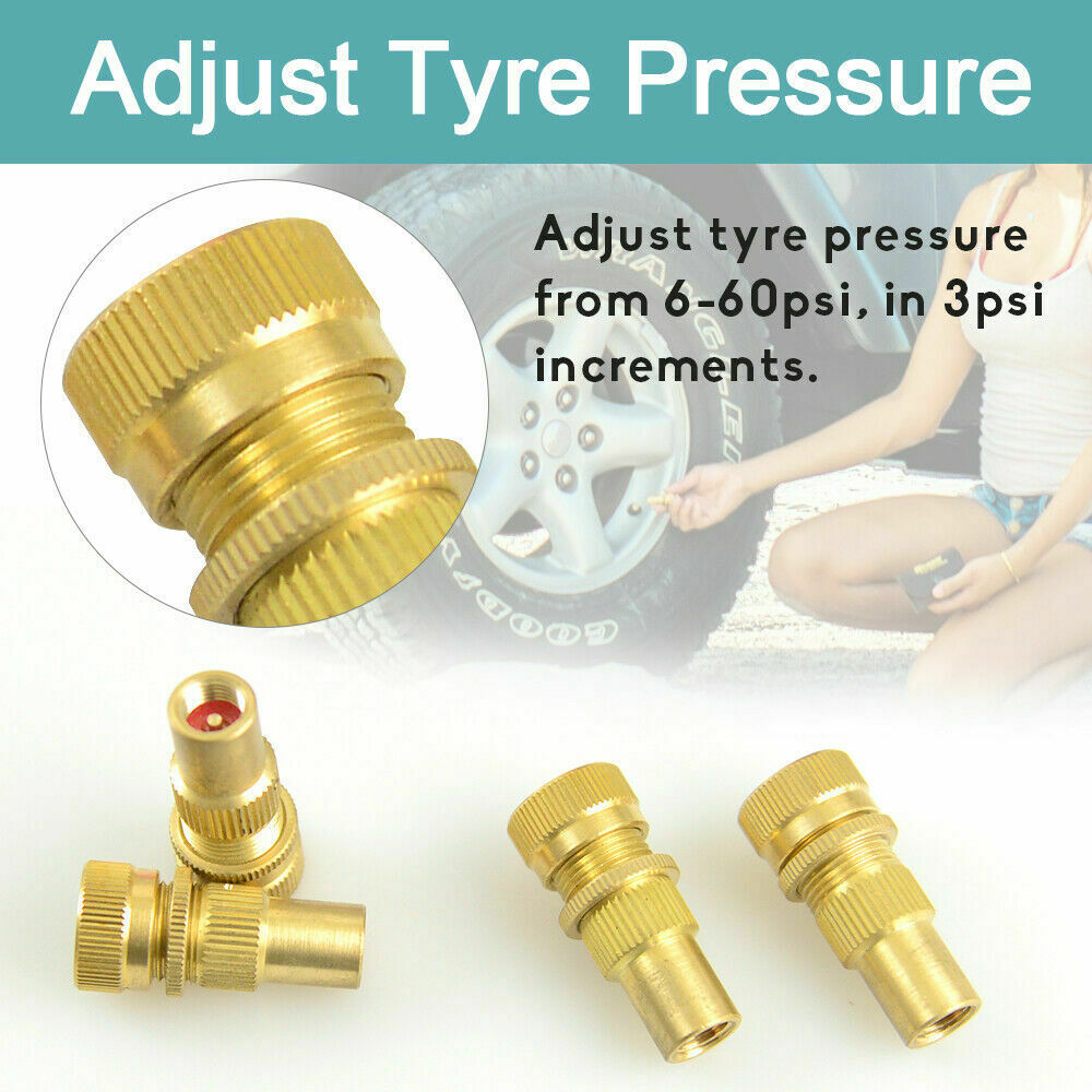 X-BULL Tyre Deflators Brass Air Deflator 0-60 PSI Tire Valve Core Tool Automatic 3