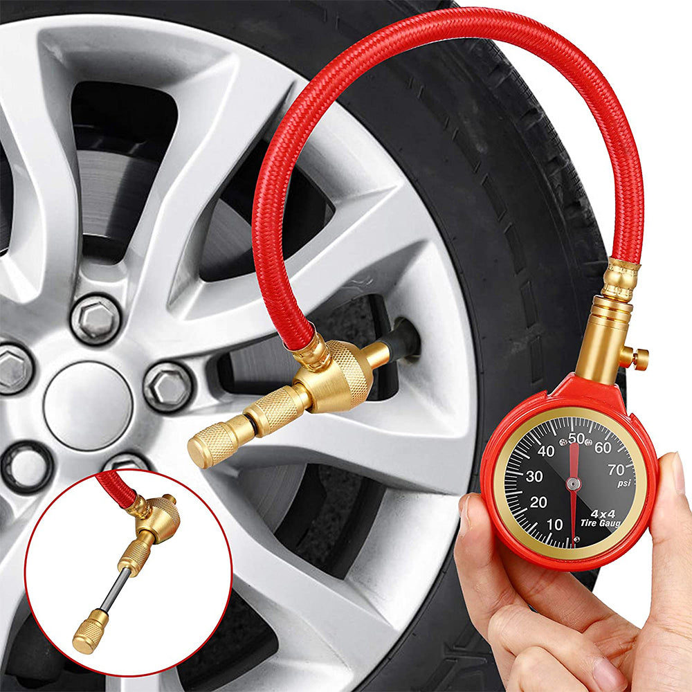 X-BULL Tyre Deflators Tire Automatic 4WD Pressure Gauge 4 Brass Deflator 3