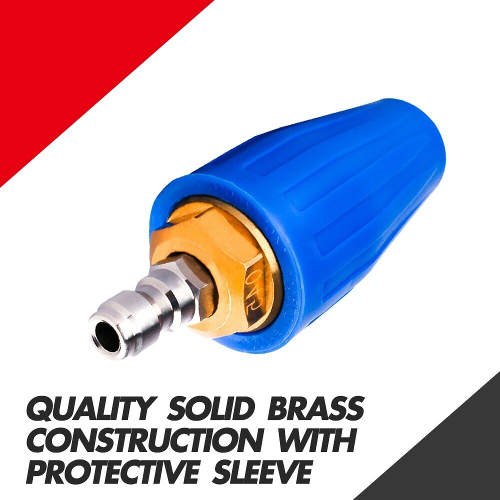 X-BULL Pressure Washer Turbo Nozzle Head 4000PSI High Cleaner 1/4BSP 4