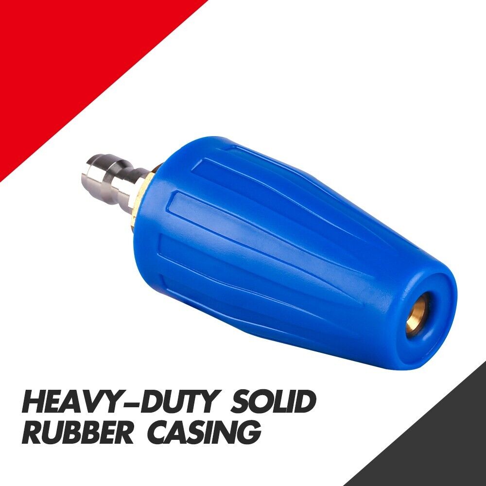 X-BULL Pressure Washer Turbo Nozzle Head 4000PSI High Cleaner 1/4BSP 7