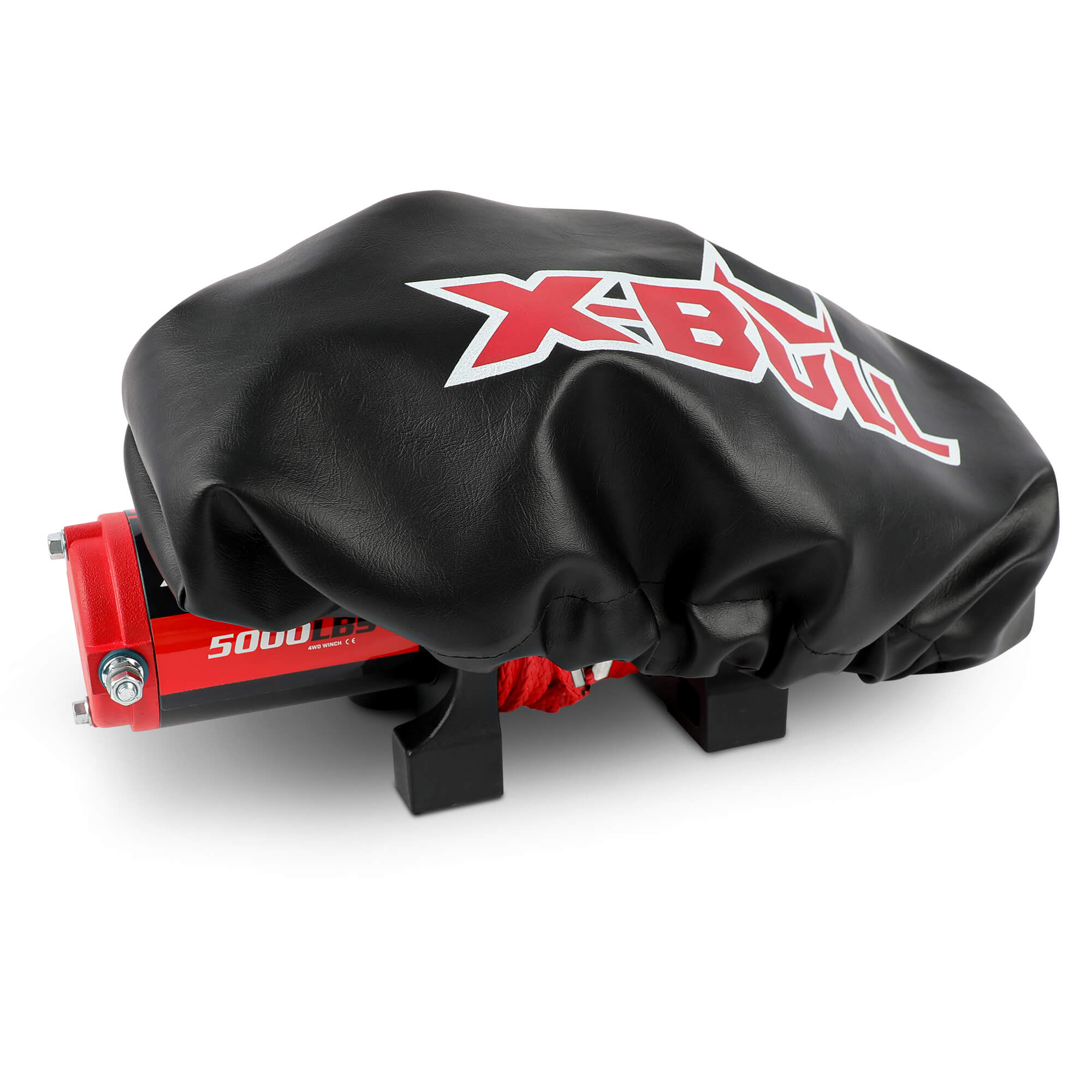 X-BULL Waterproof Winch Cover Black Soft Dust Fit 2000-5000LBS Winch 3