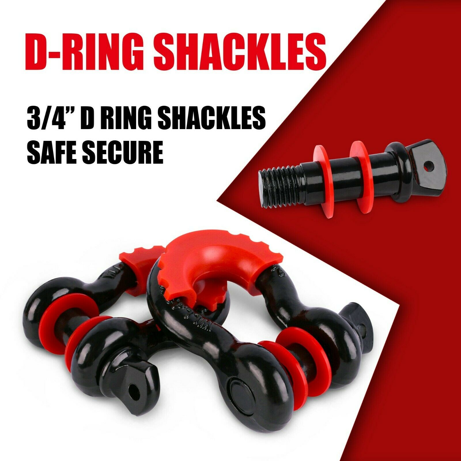 X-BULL Winch Recovery Kit Recovery tracks /Snatch Strap Off Road 4WD 9