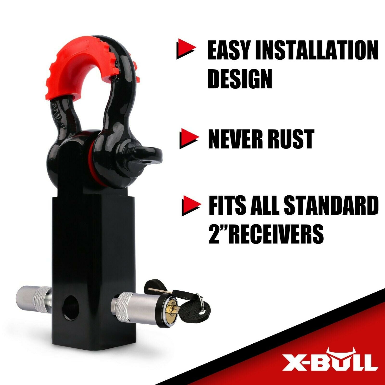 X-BULL Winch Recovery Kit Recovery tracks /Snatch Strap Off Road 4WD 10