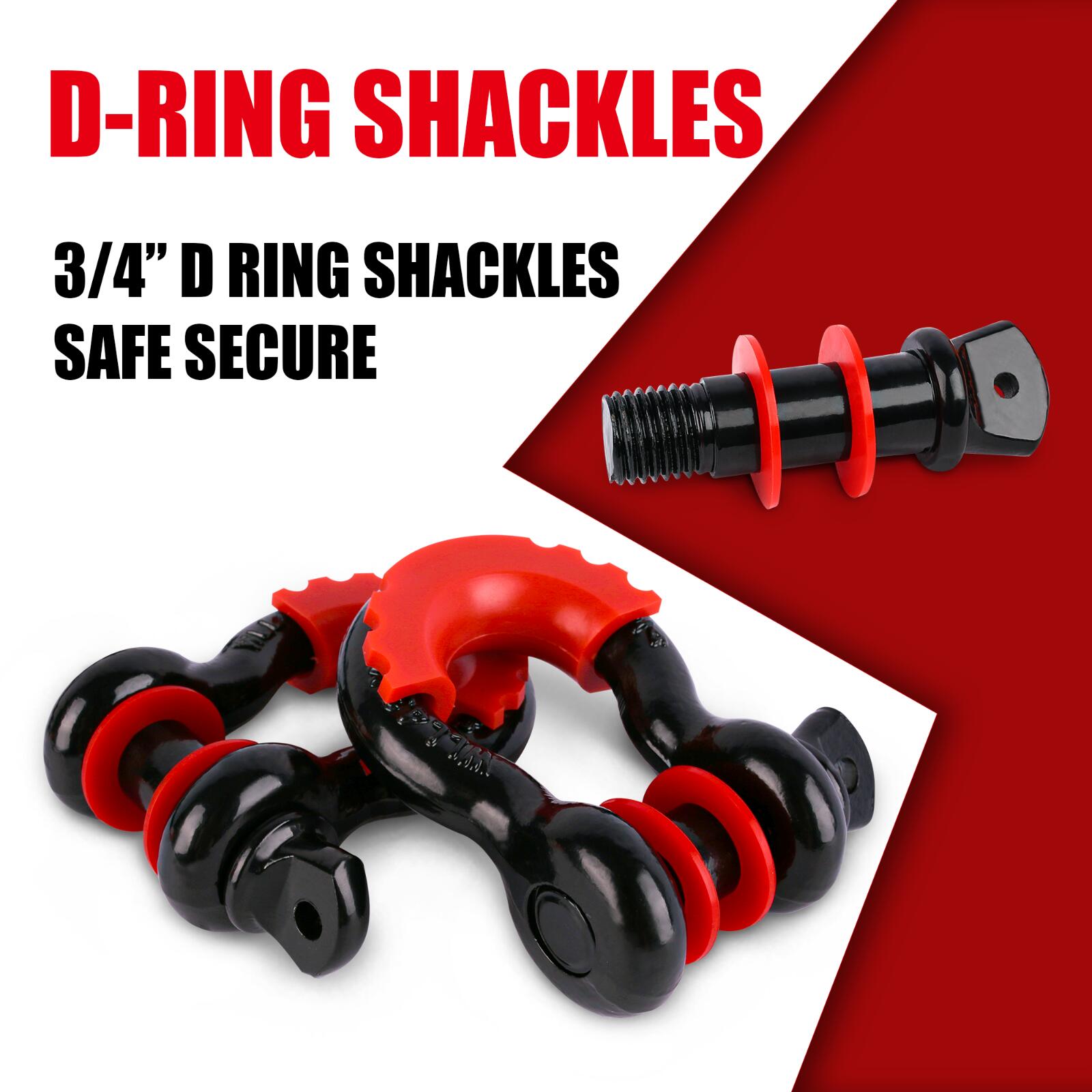 X-BULL 4WD Recovery Kit Snatch Strap / Recovery Tracks Gen3.0/ Mounting pins 6