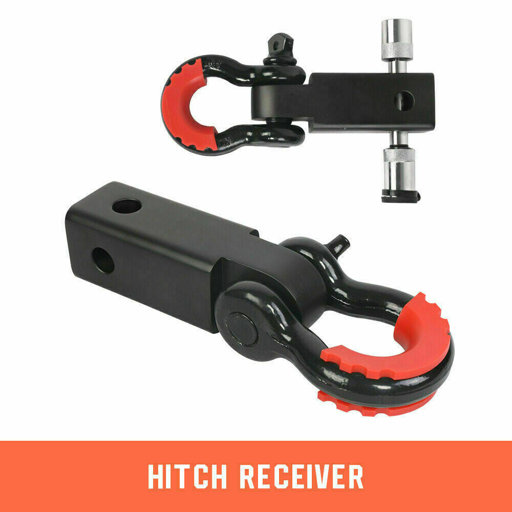 X-BULL Winch Recovery Kit 11PCS 4WD 4x4 Pack Off Road Snatch Strap Essential 5
