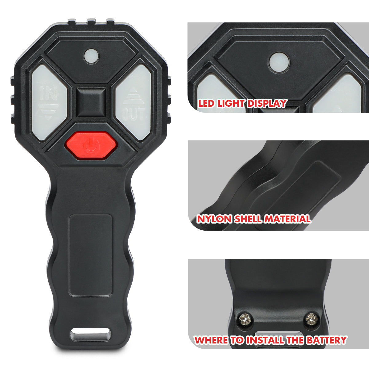 X-BULL 2x Wireless Winch Remote Control 12 Volt Handset Switch 150ft 4WD 7