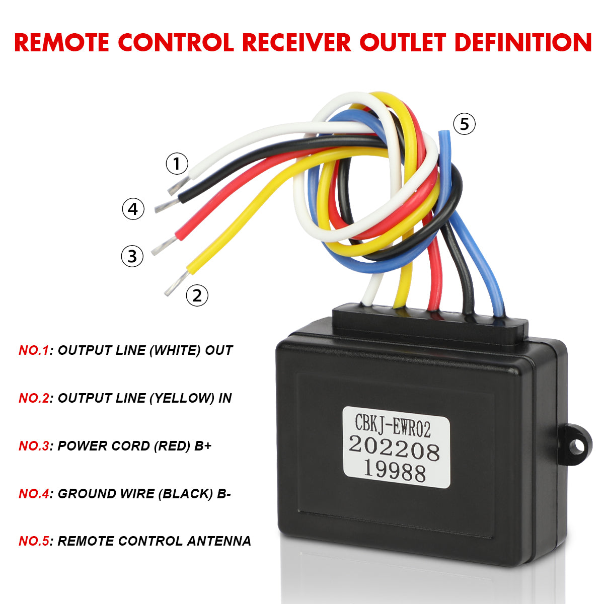 X-BULL 2x Wireless Winch Remote Control 12 Volt Handset Switch 150ft 4WD 8