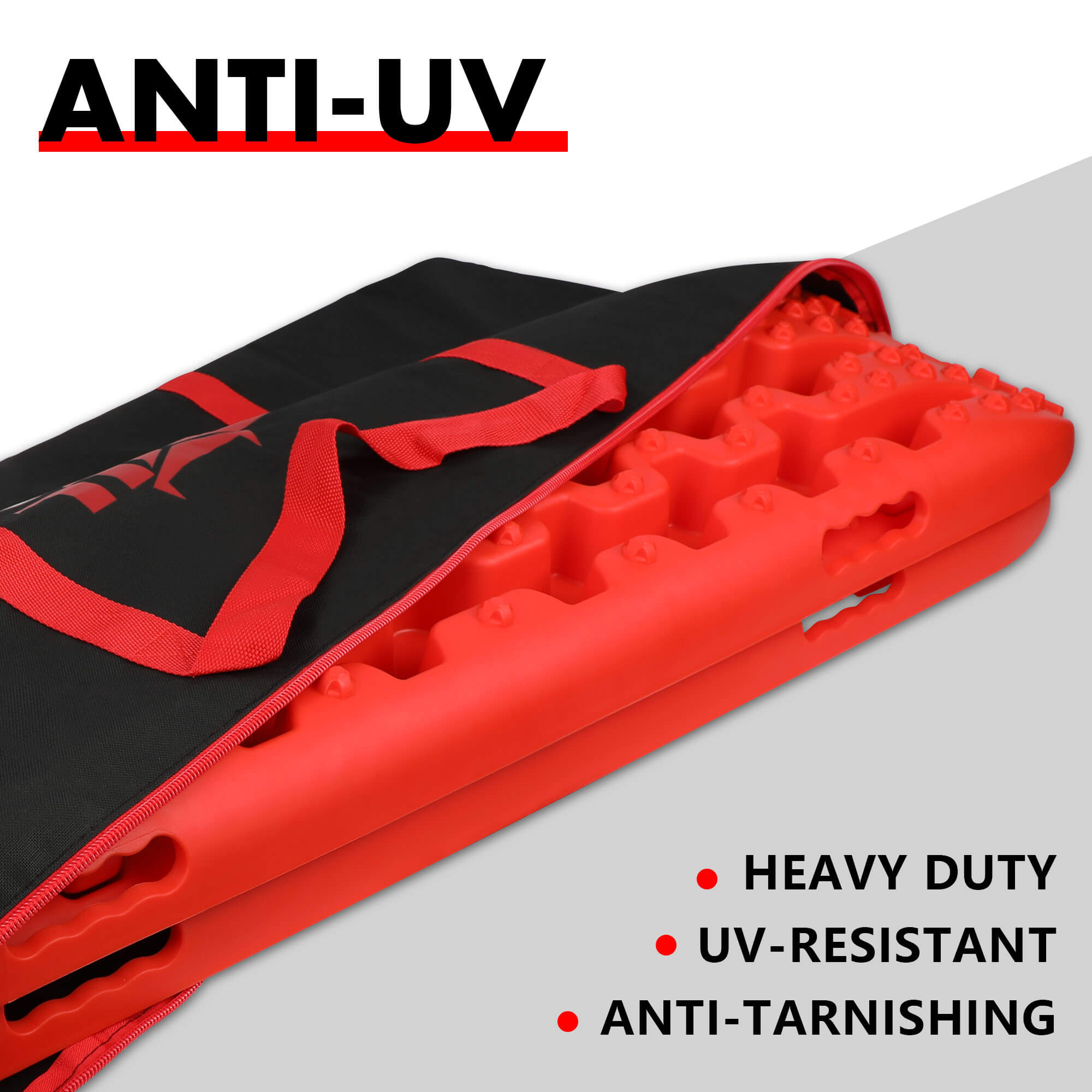 X-BULL Recovery tracks Carry Bag 4x4 Extraction Tred Bag Black 5
